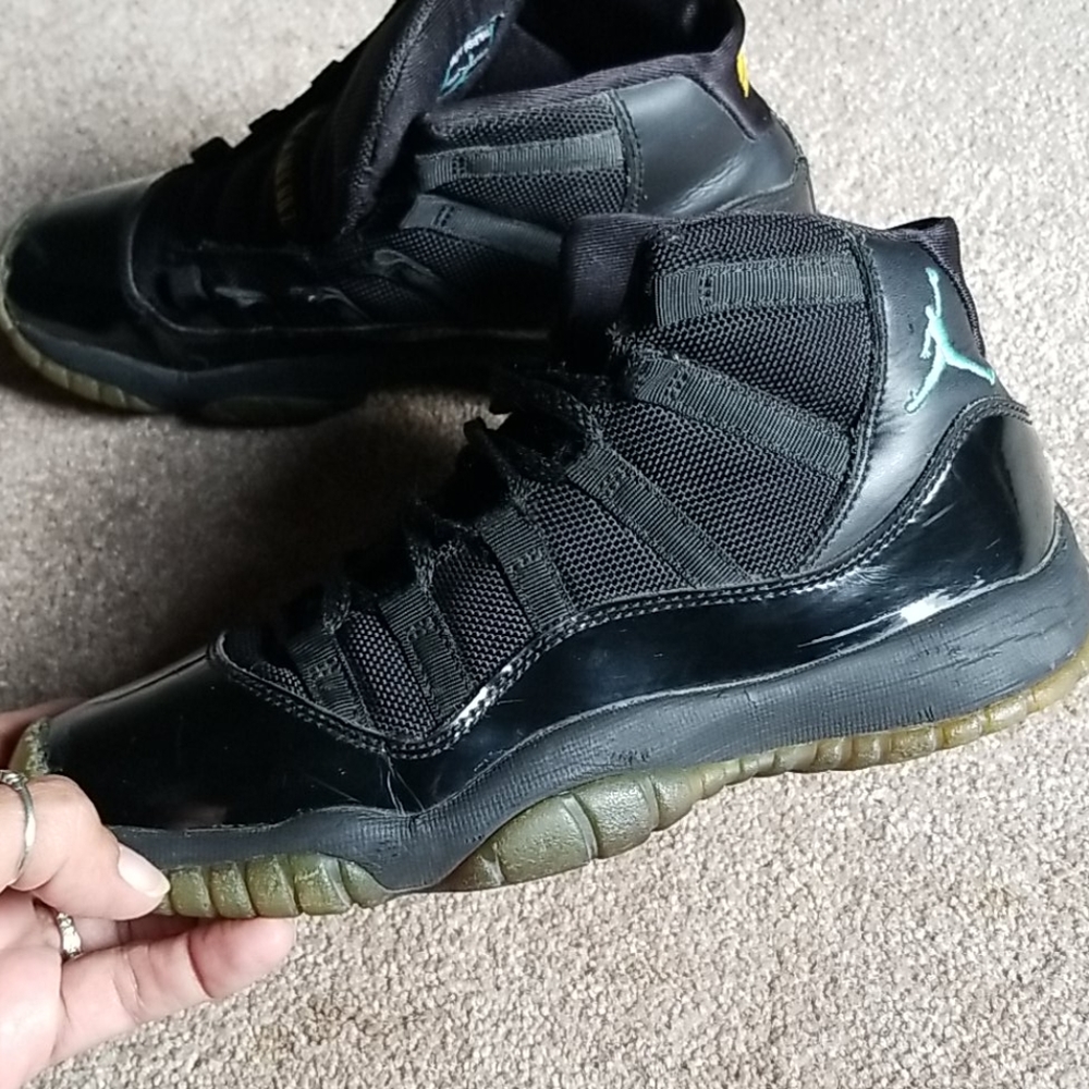 Air Jordan retro XI Black/ Gamma Blue - Picture 4 of 7